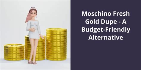 Moschino Fresh Gold Dupe: A Budget.